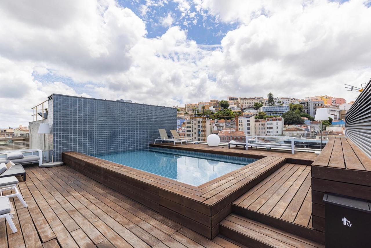 Liberdade Elegance W/Rooftop Pool By Lovelystay Lisboa Ngoại thất bức ảnh